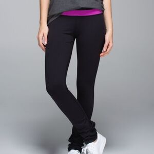 Lululemon skinny groove pant - full on luon